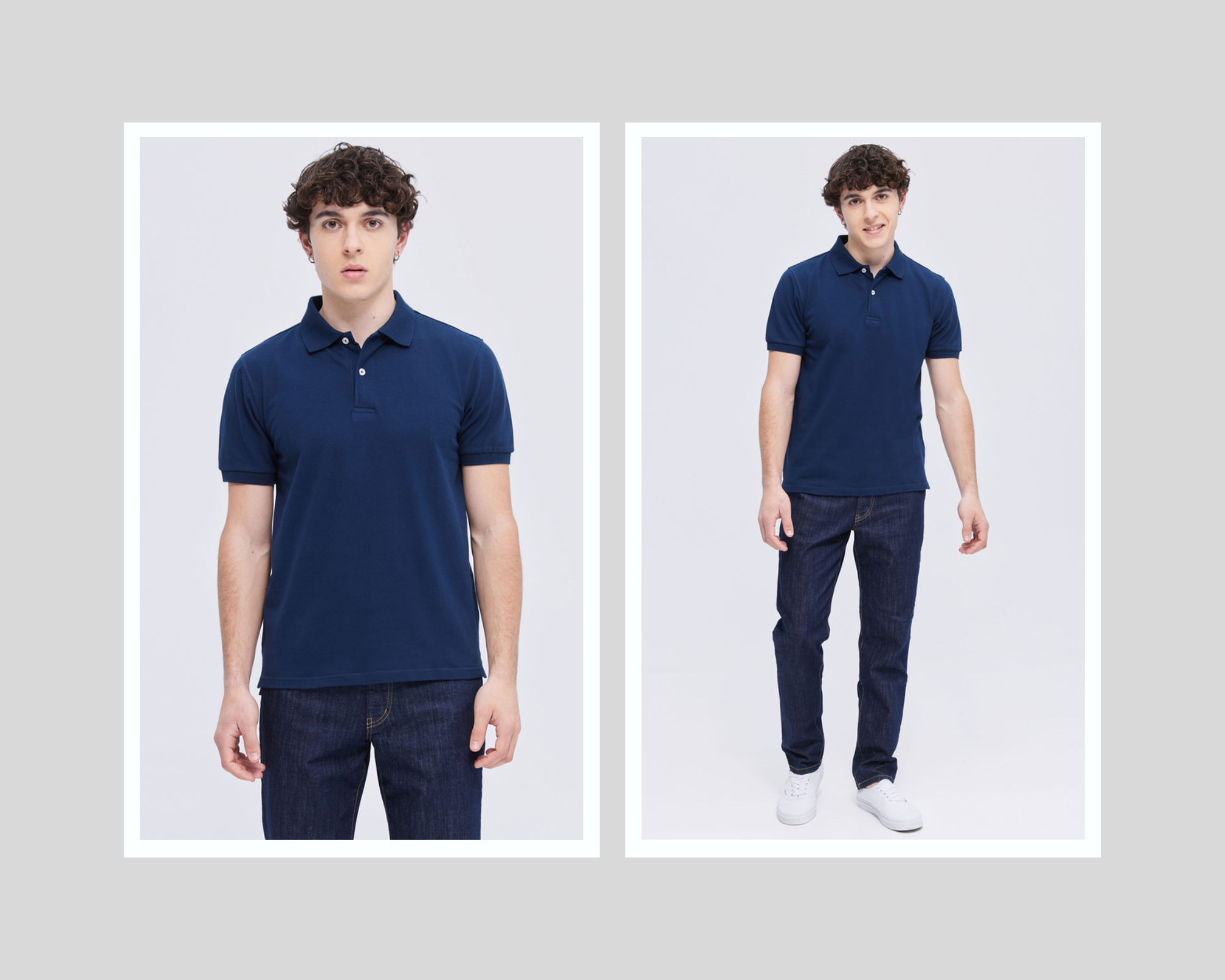 Polo shirt Navy Blue Polo Shirt In Slim Fit