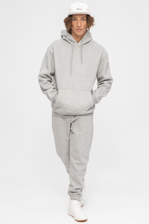 Gray With Pouch Pocket In Relaxed Fit