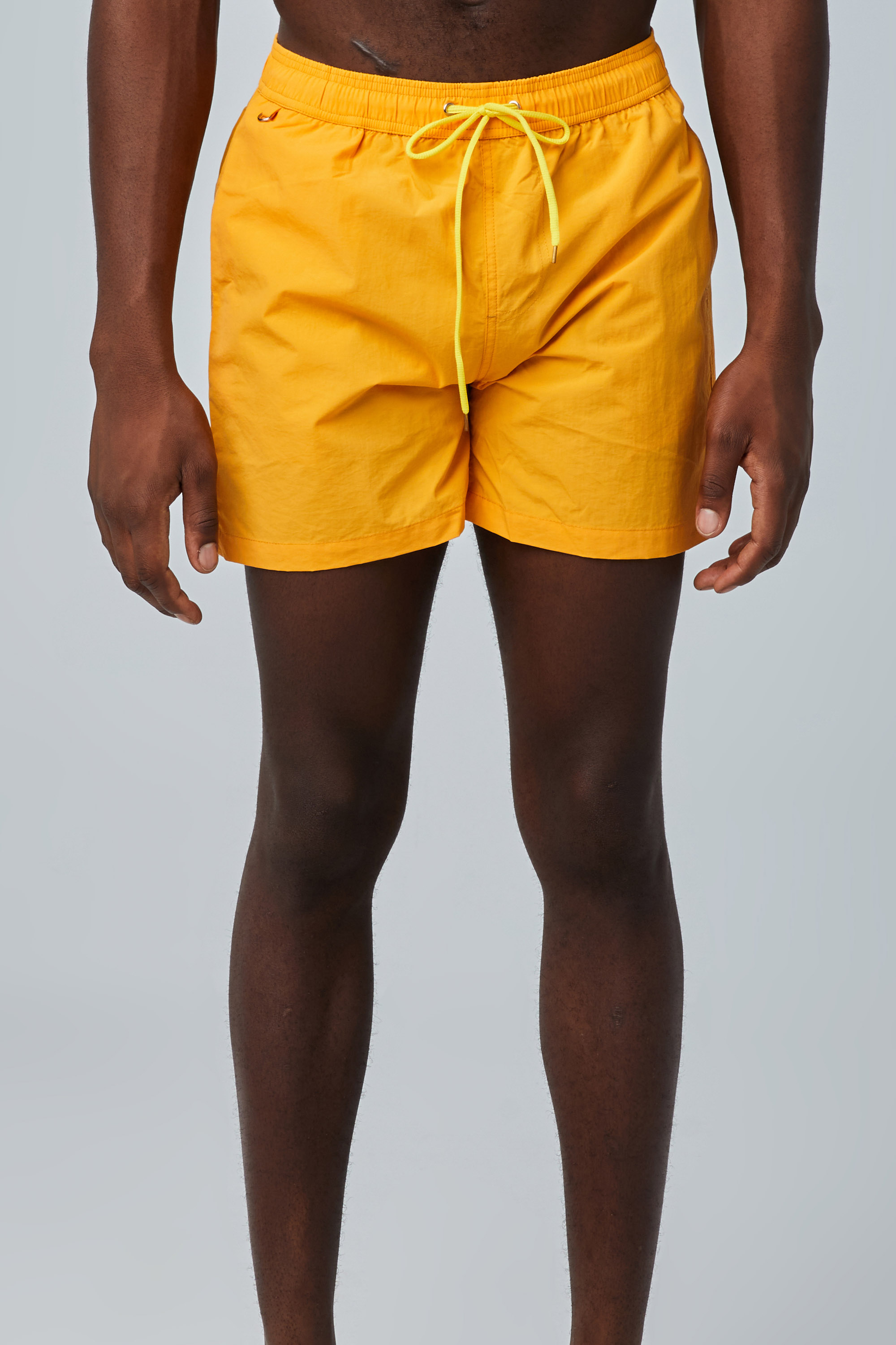 Light Orange Swim Shorts In Short Cut | Aristoteli Bitsiani
