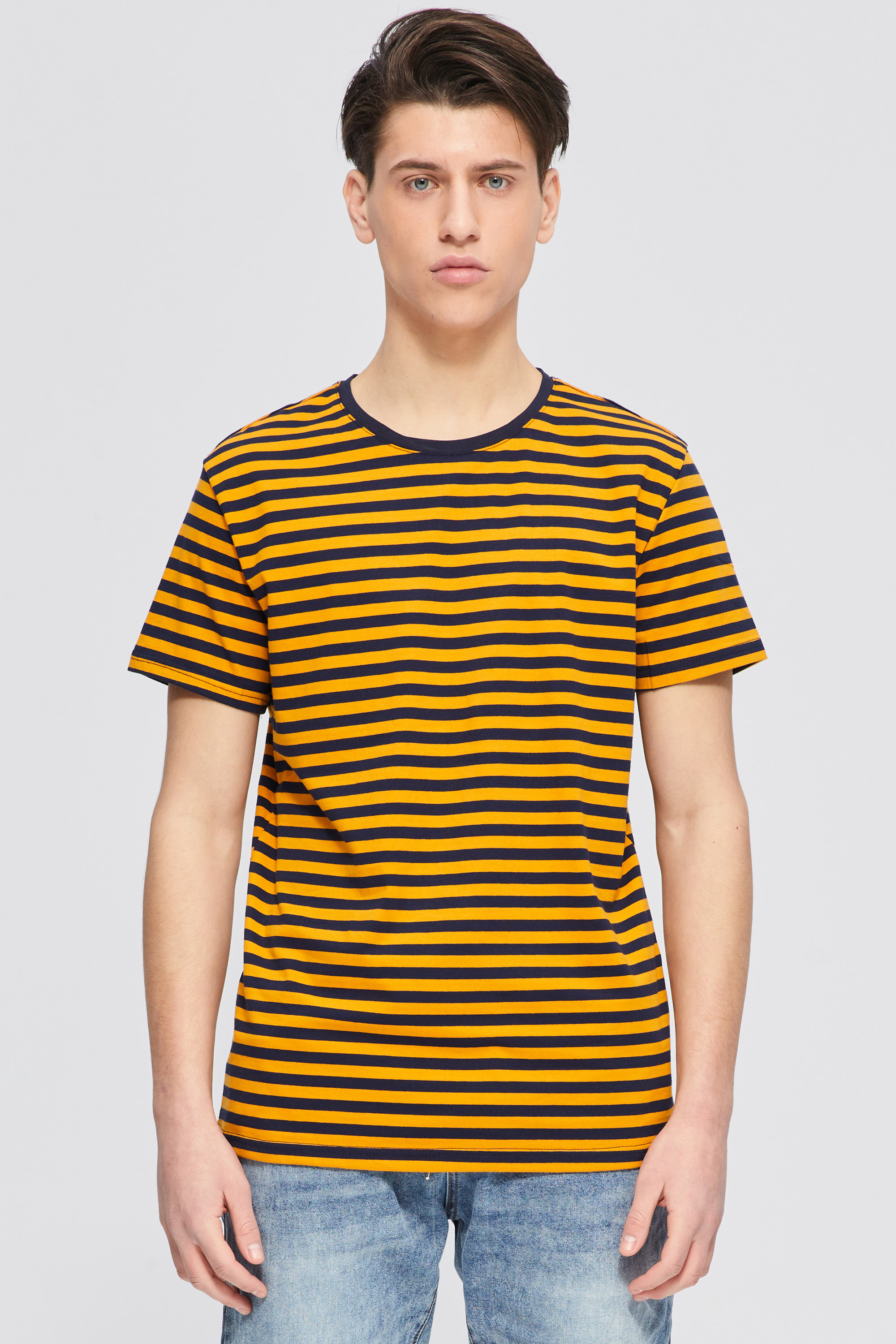 Mariniere T-Shirt In Black-Yellow | Aristoteli Bitsiani