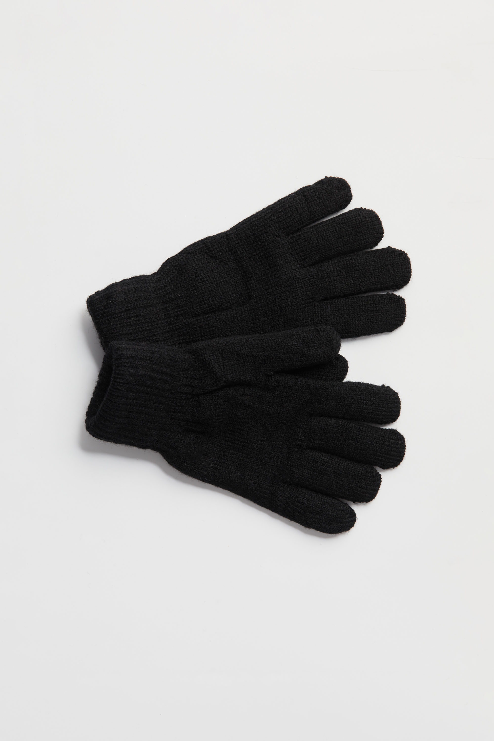 Knit Gloves In Black | Aristoteli Bitsiani