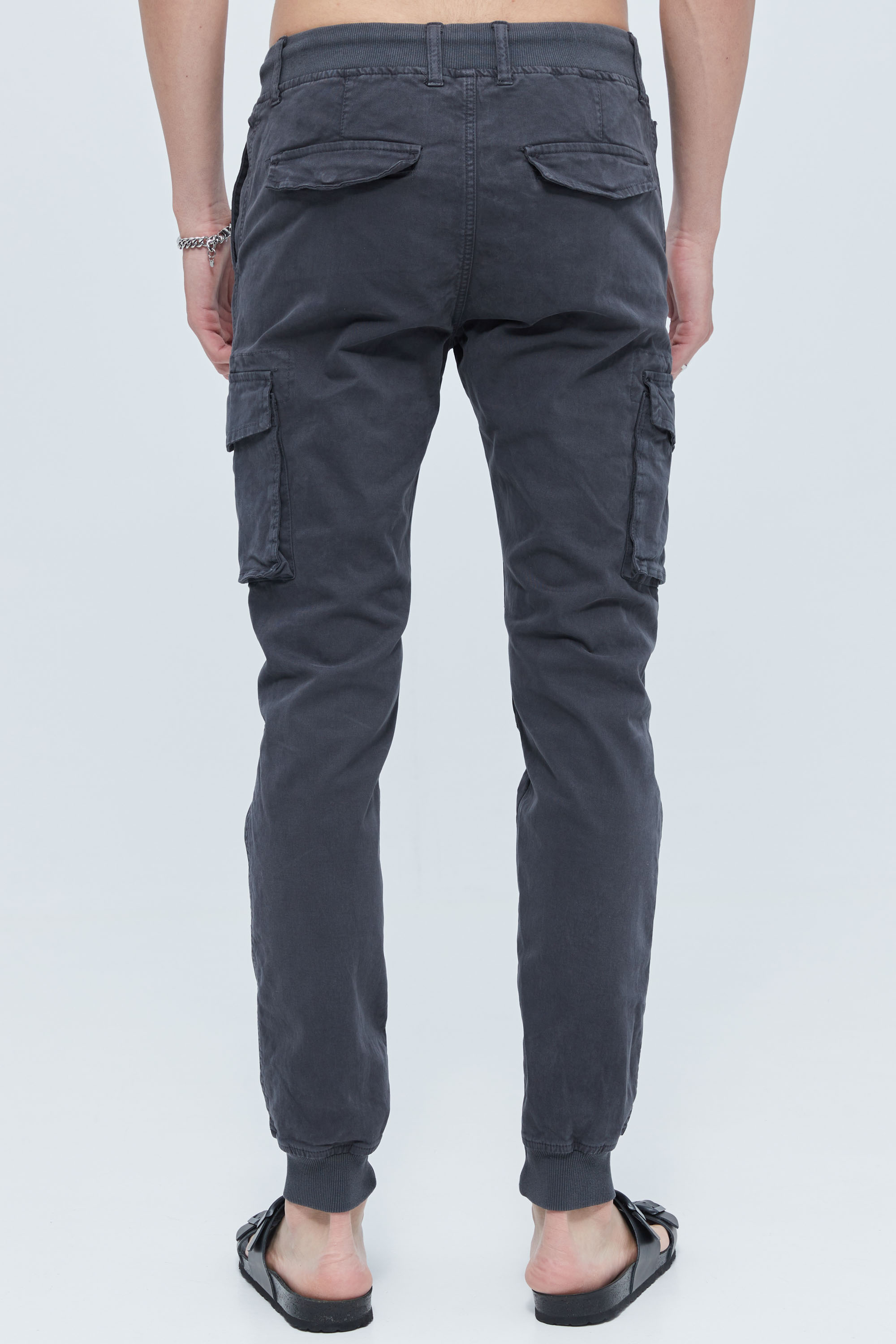 DEEP BLUE Drawstring skinny cargo jeans, Cargo Pants